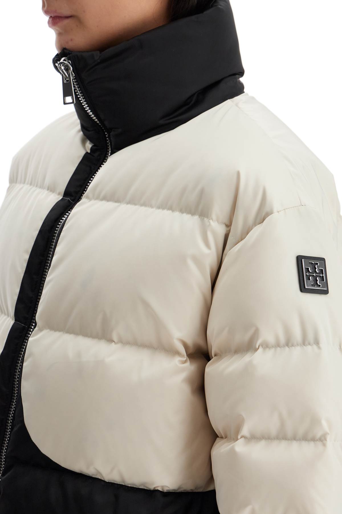 Tory Burch Color Block Down Jacket