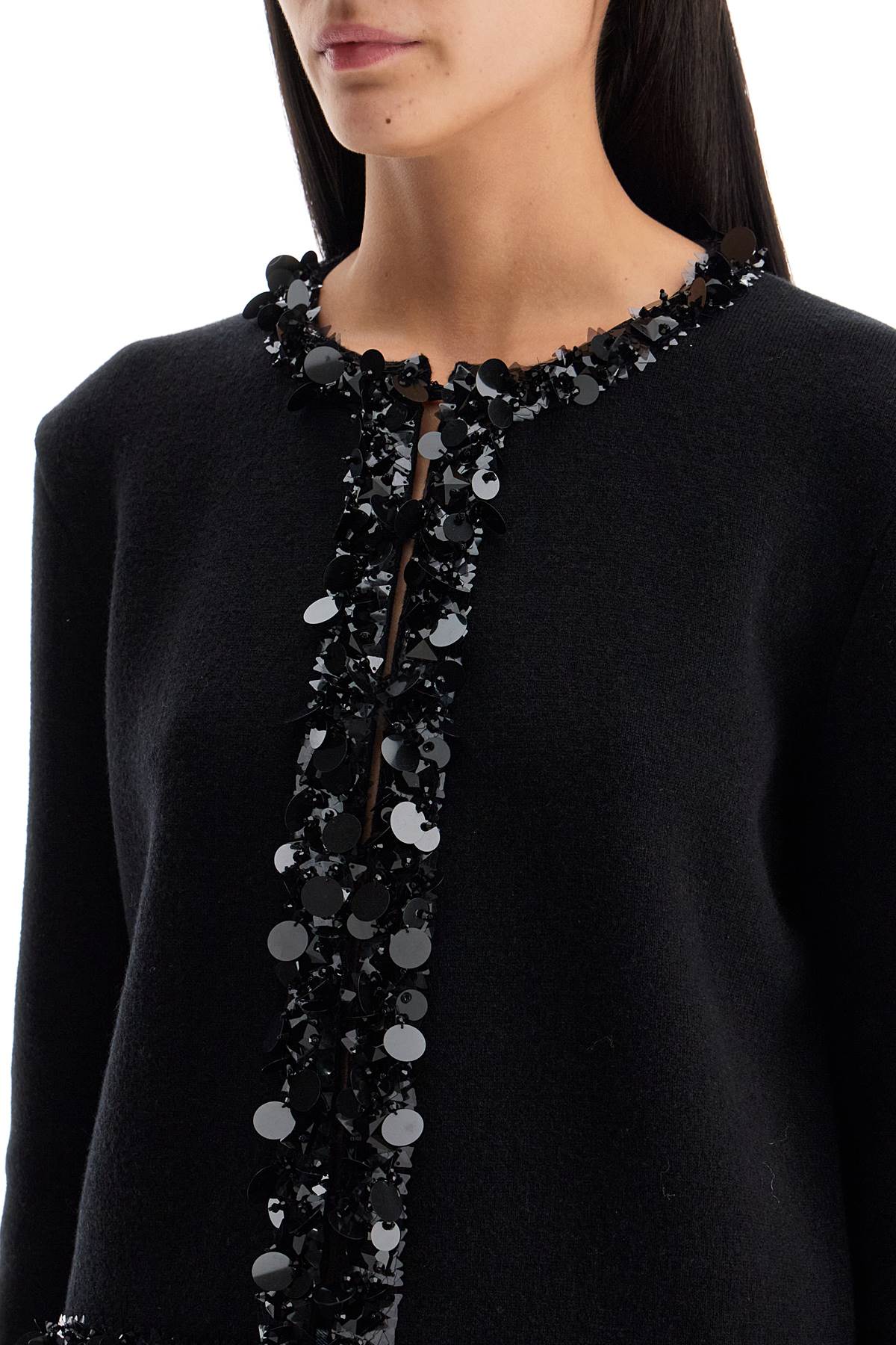 Tory Burch Beaded Cardigan