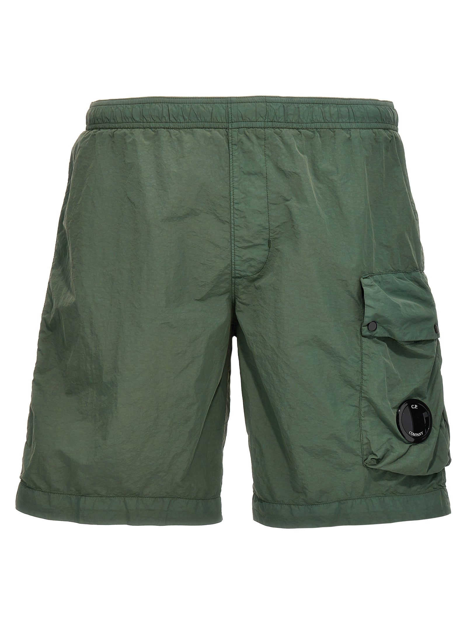 C.P. Company Logo Badge Cargo Swim Shorts