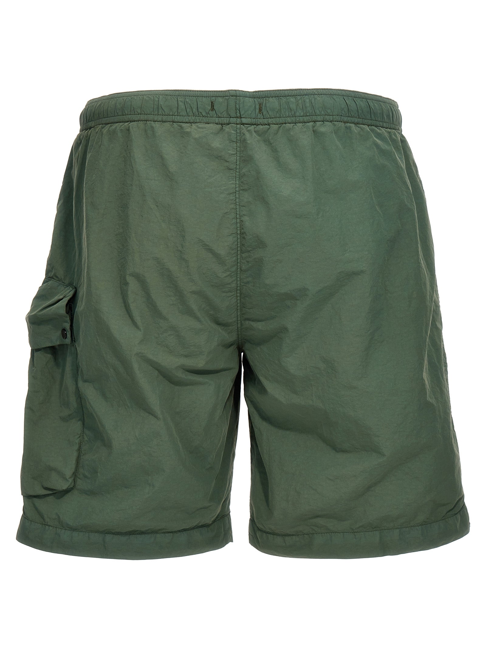 C.P. Company Logo Badge Cargo Swim Shorts