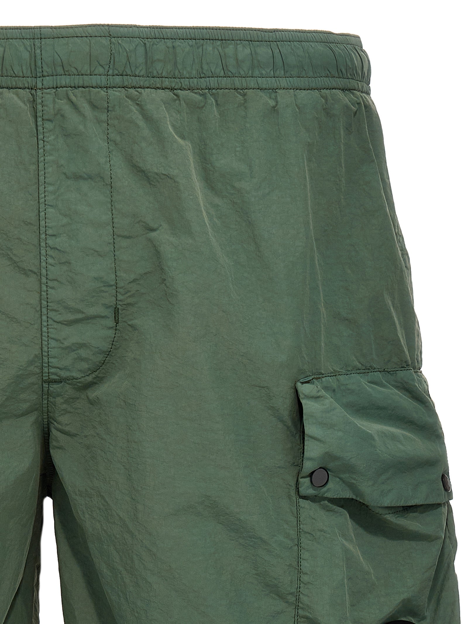 C.P. Company Logo Badge Cargo Swim Shorts