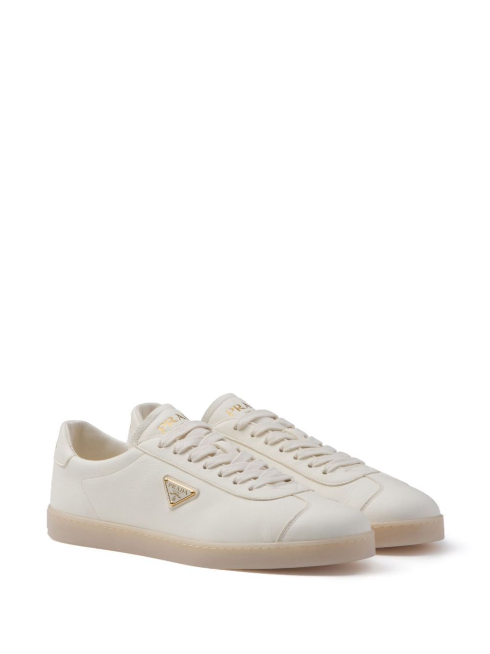 Prada Lane Leather Sneakers