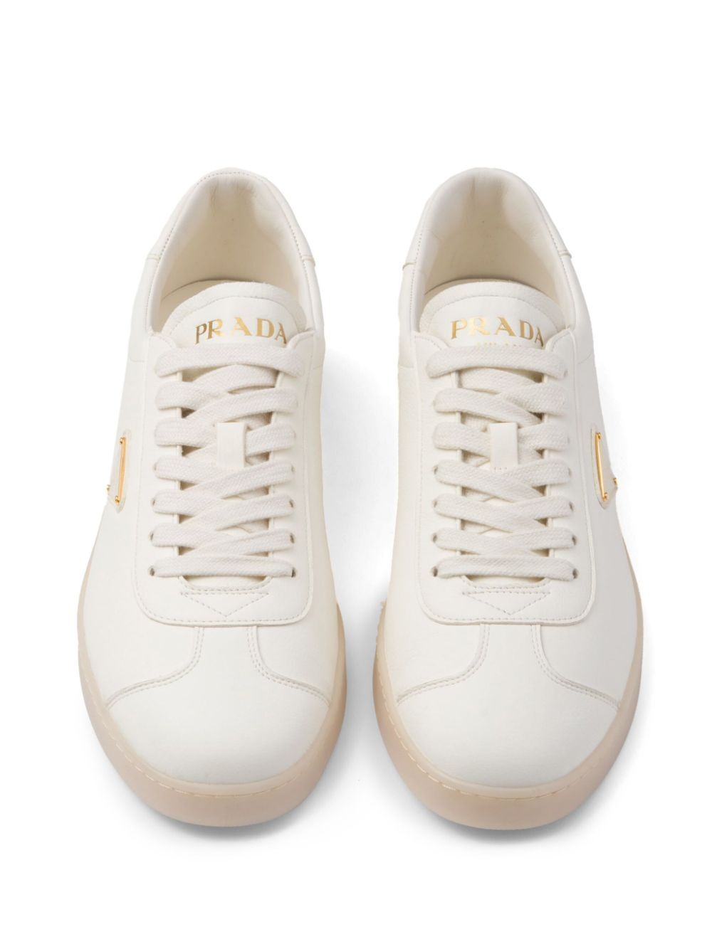 Prada Lane Leather Sneakers