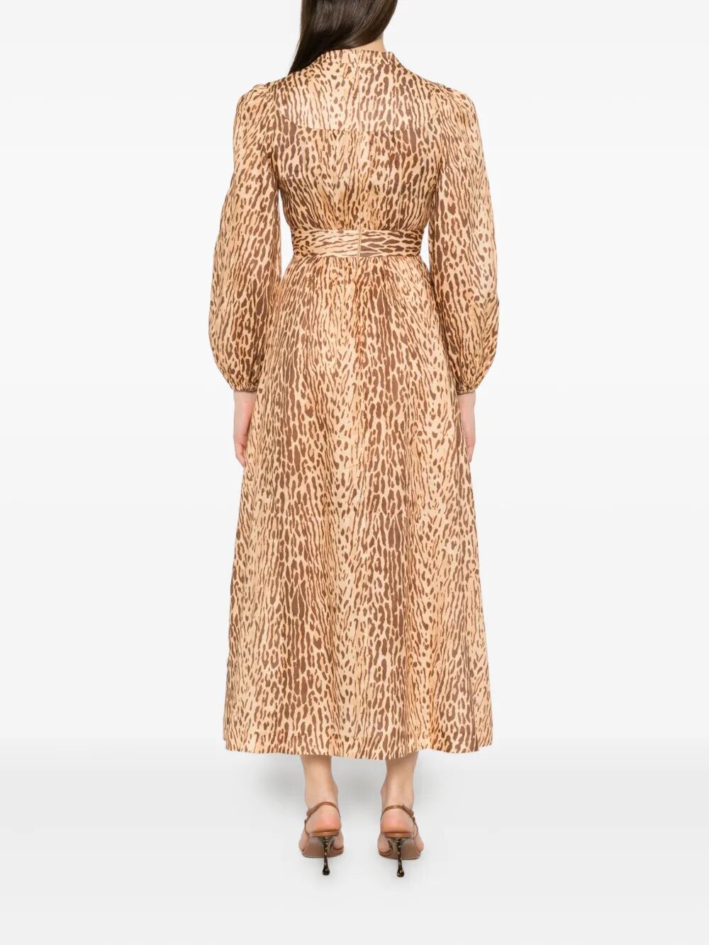 Zimmermann Cascadian Plunge Midi Dress