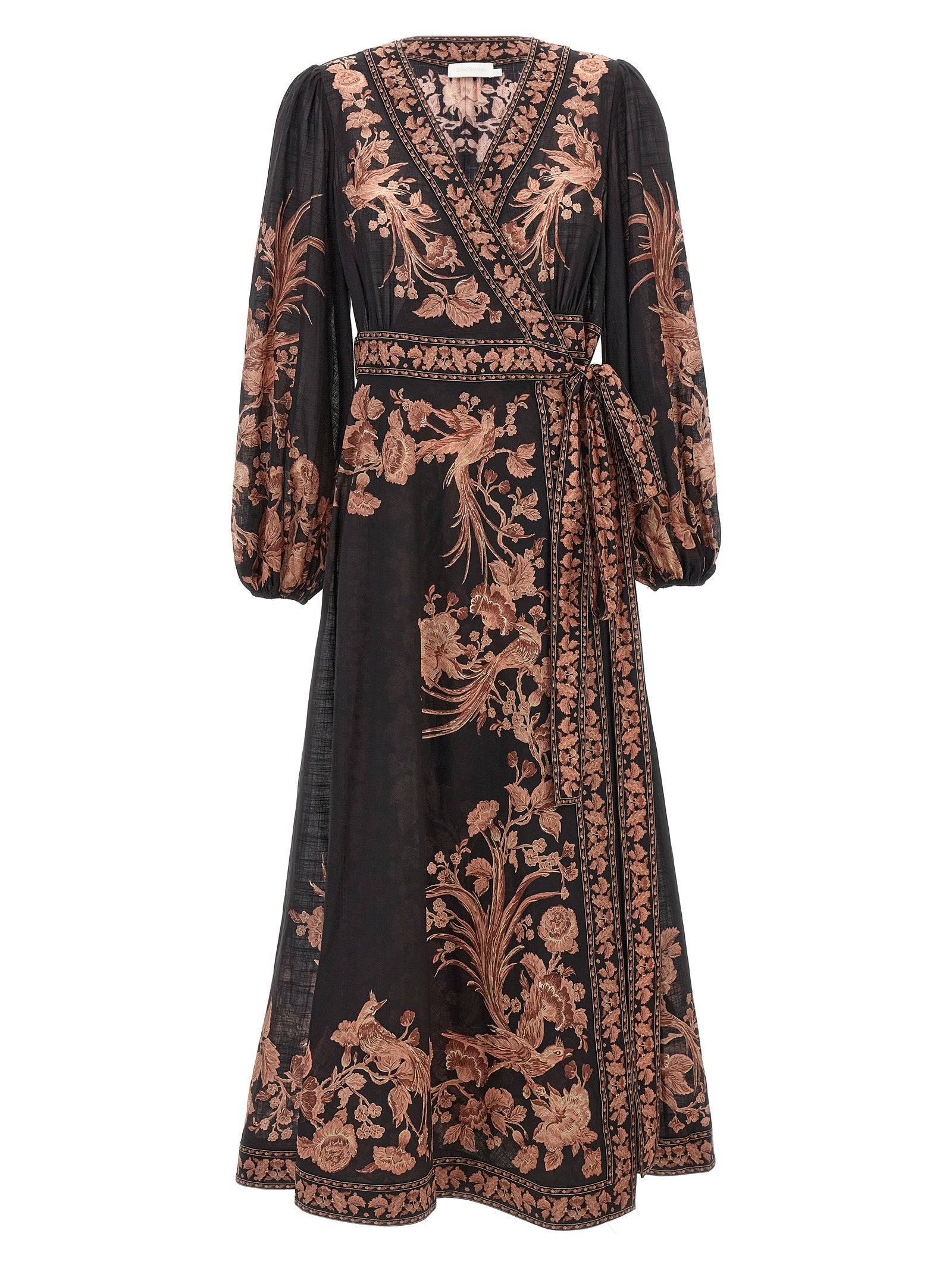 Zimmermann 'Waverly Wrap Midi' Dress