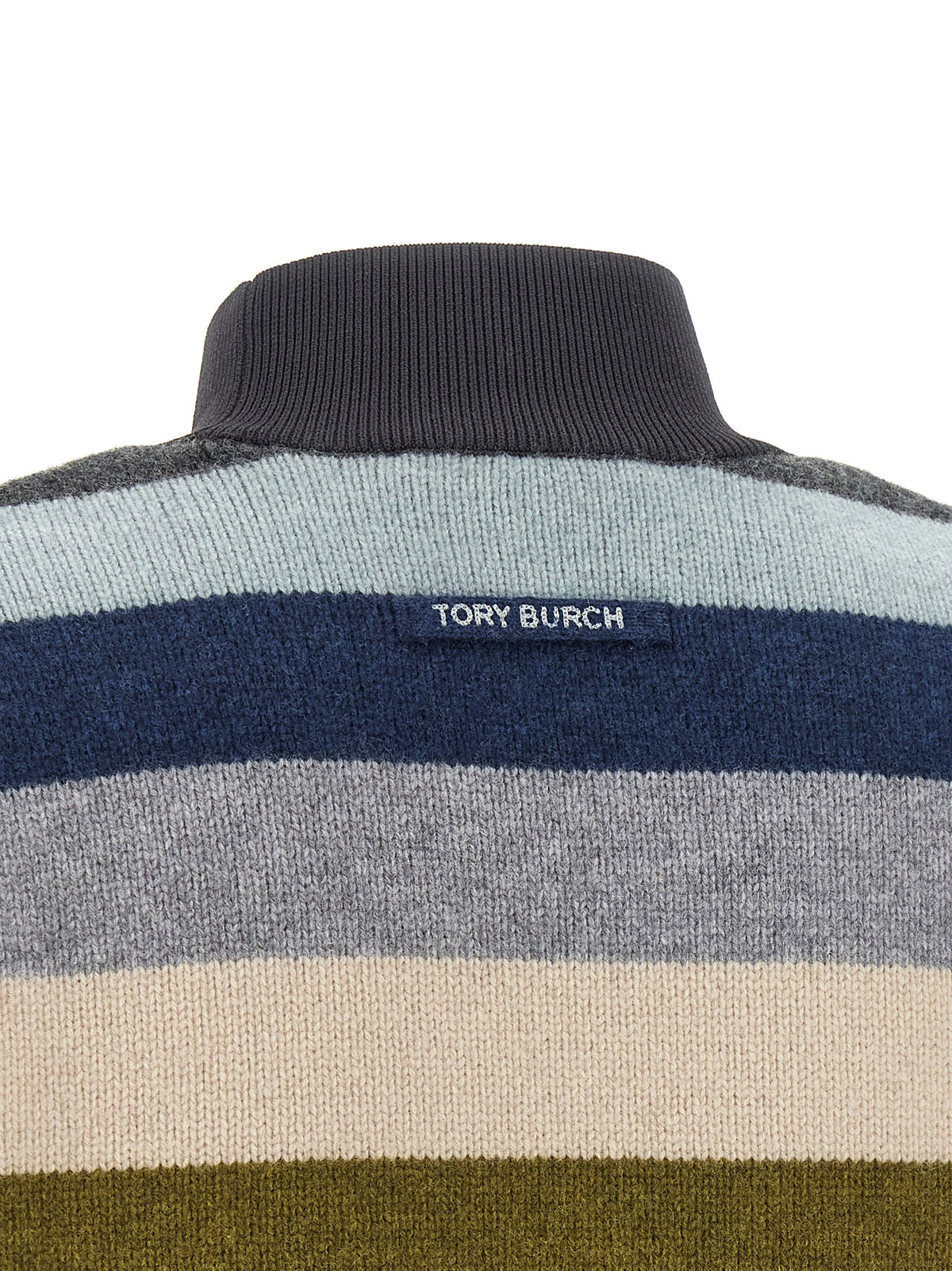 Tory Burch Striped Wool Sweater