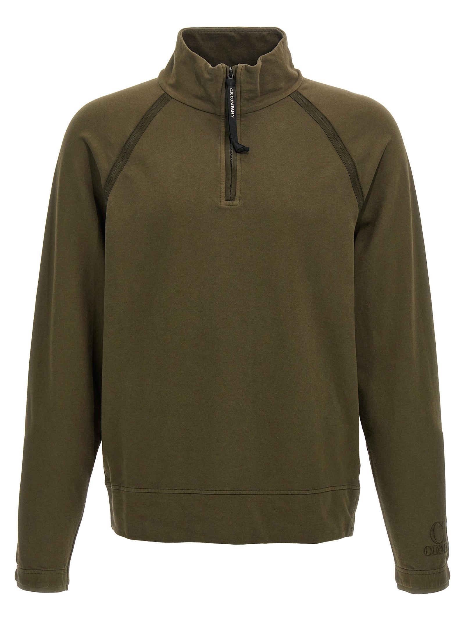 C.P. Company 'Light Fleece Half Zipped' Sweatshirt