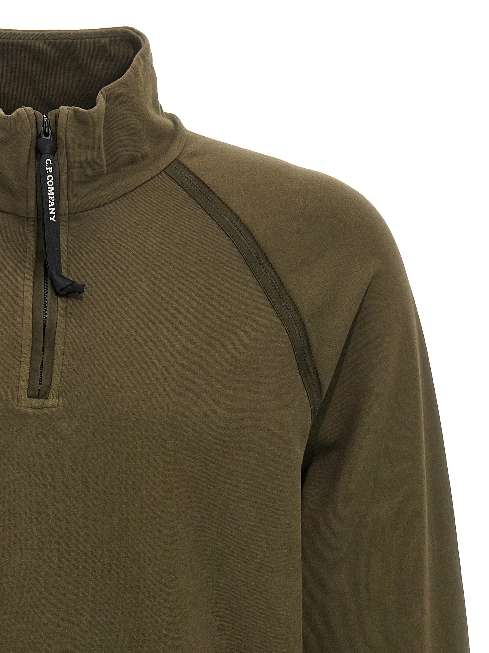 C.P. Company 'Light Fleece Half Zipped' Sweatshirt