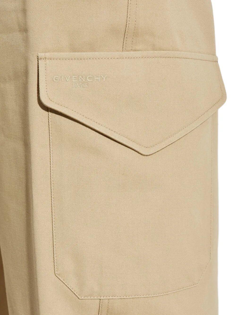 Givenchy Cotton And Wool Cocoon Trousers With Pockets