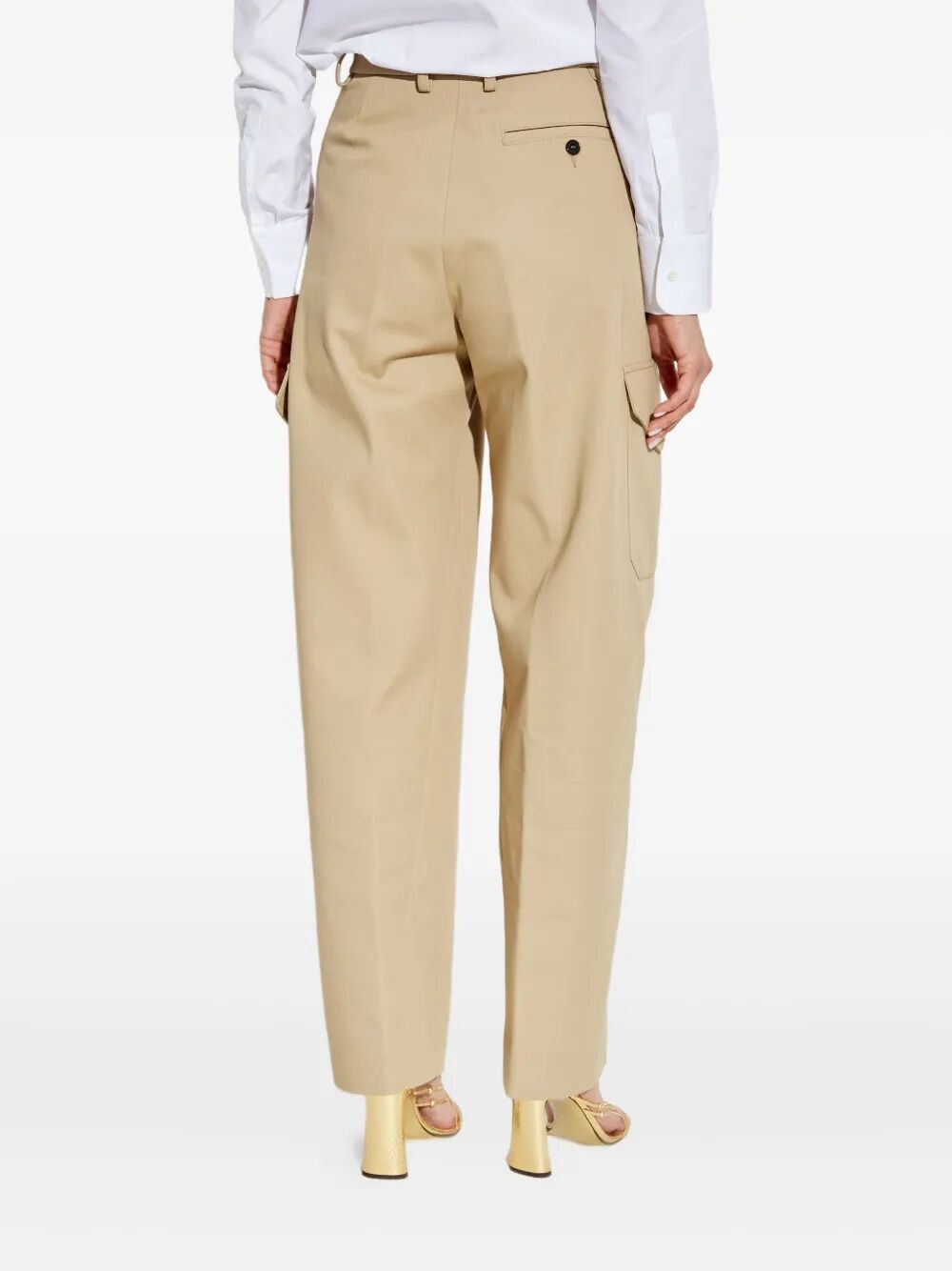 Givenchy Cotton And Wool Cocoon Trousers With Pockets