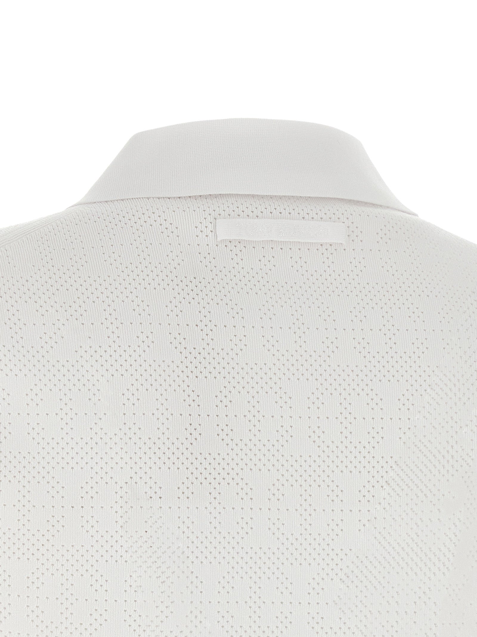 Tory Burch Pointelle Viscose Polo Shirt