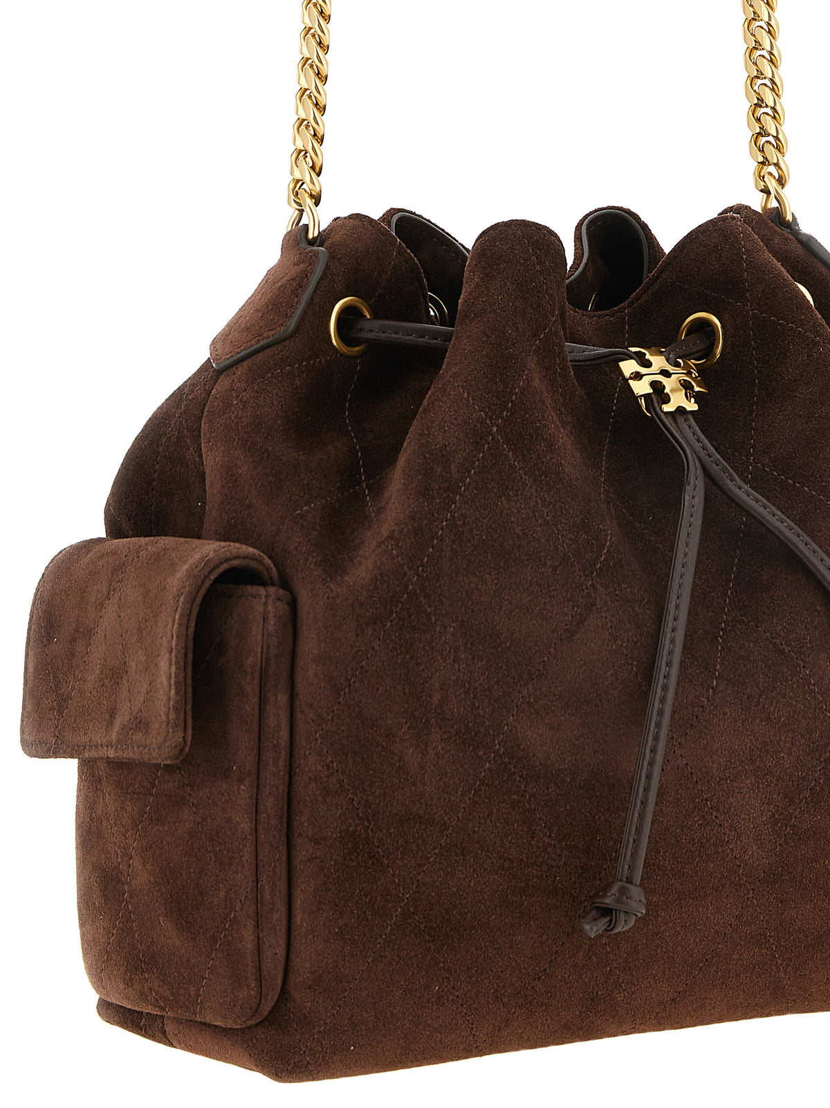 Tory Burch Medium Brown 'Charlie' Shoulder Bag