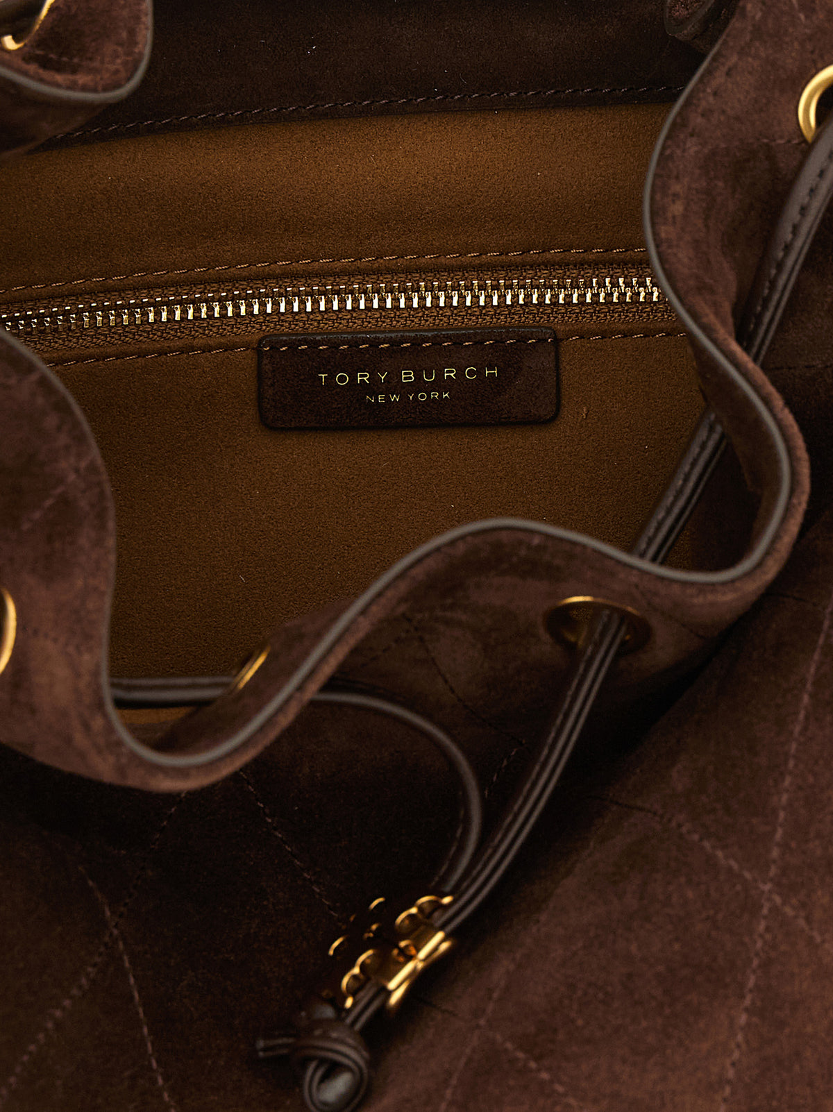 Tory Burch Medium Brown 'Charlie' Shoulder Bag