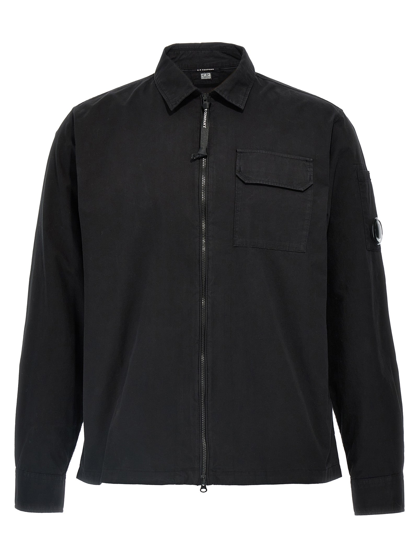 C.P. Company Gabardine Logo Badge Overshirt