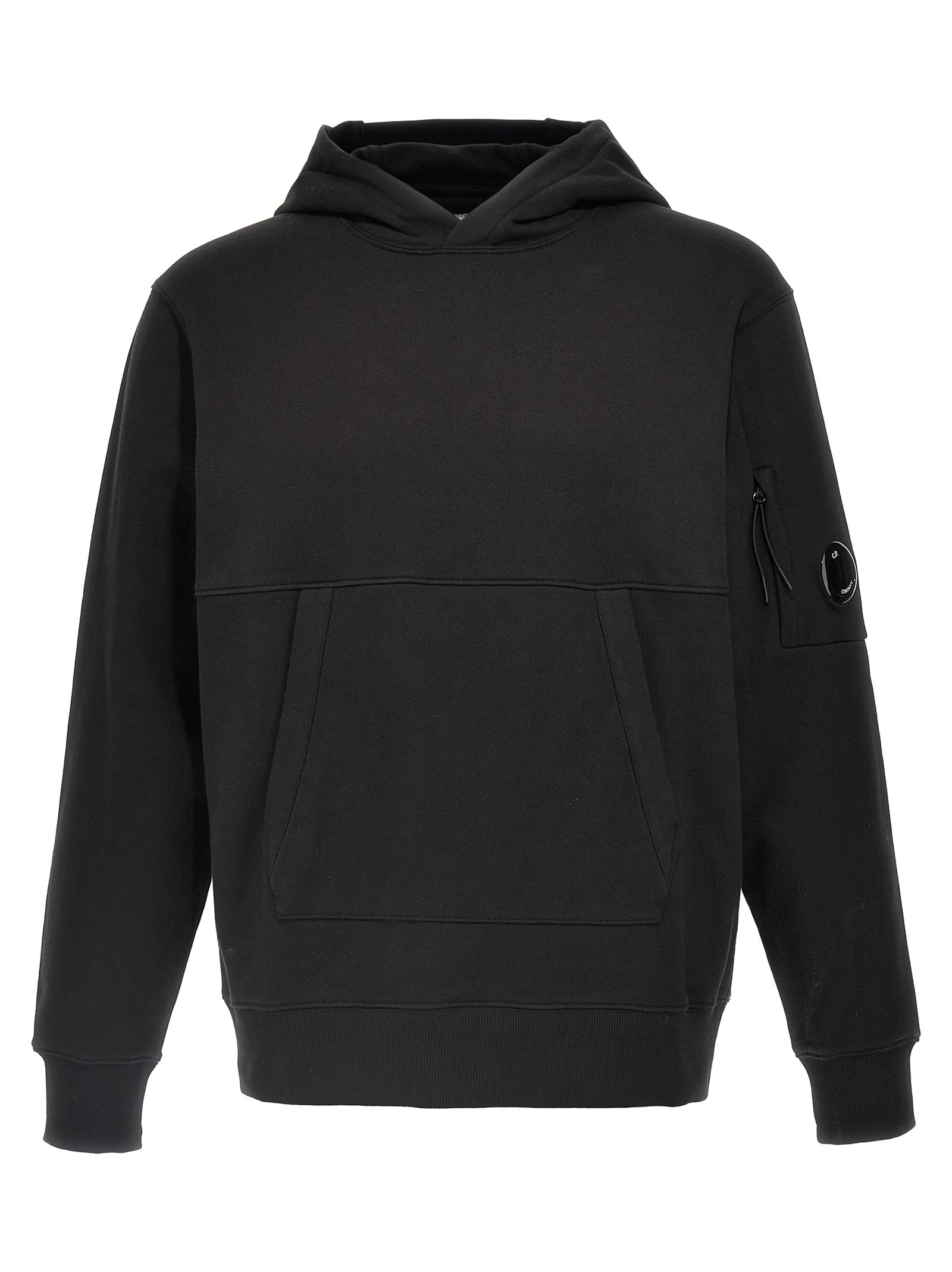 C.P. Company Logo Badge Hoodie