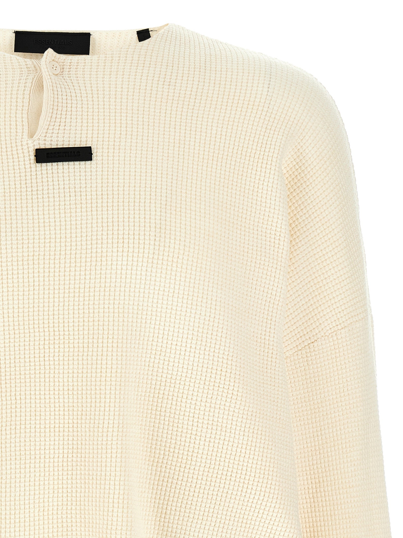 Fear Of God Essential 'Waffle Henley' Sweater