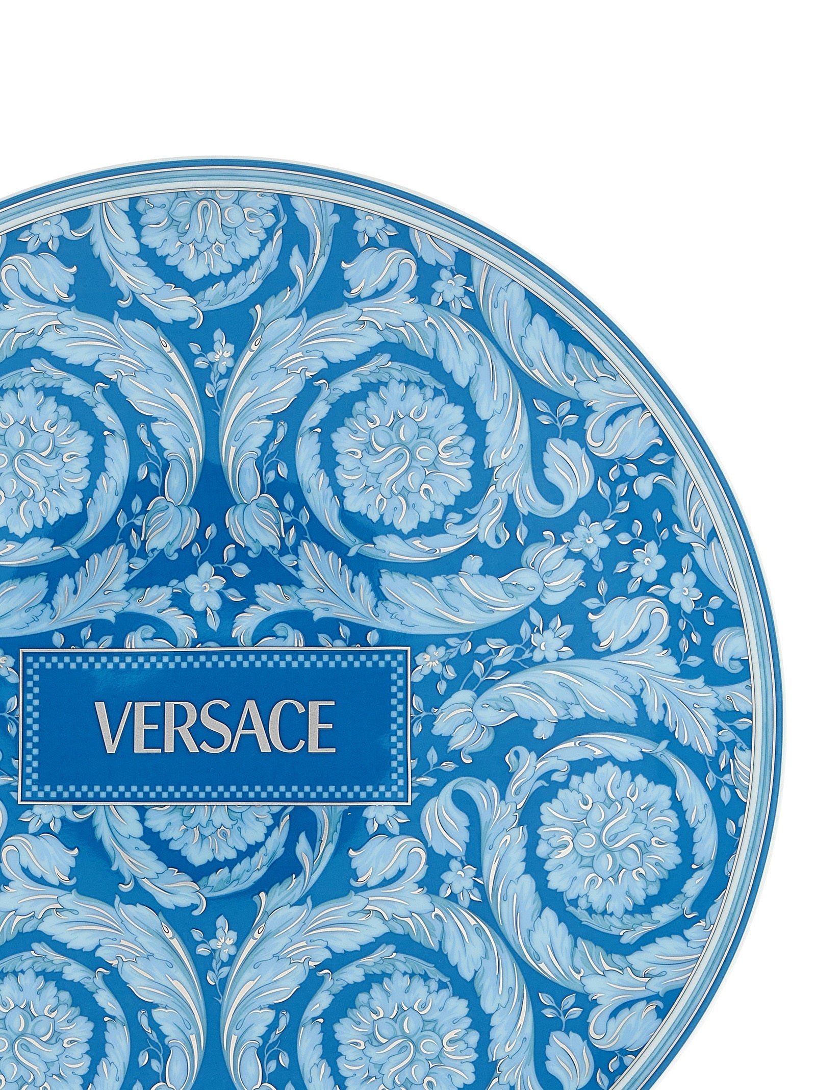 Versace Home 'Barocco Teal' Placeholder Plate ⌀ 33 Cm