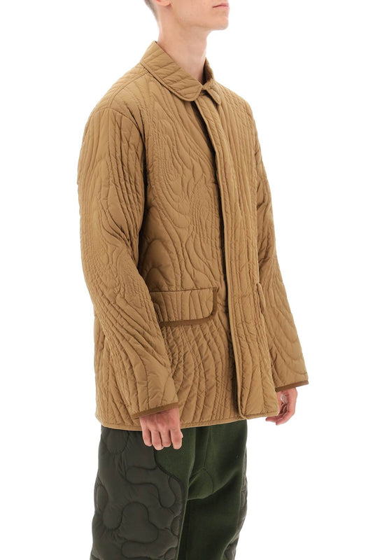 Moncler Harter-Heighway Quilted Jacket Brown