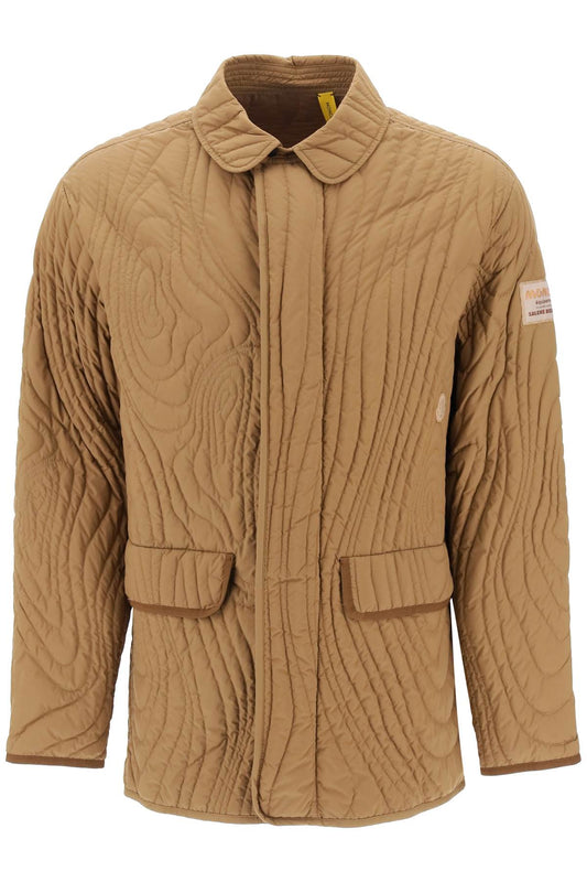Moncler Harter-Heighway Quilted Jacket Brown