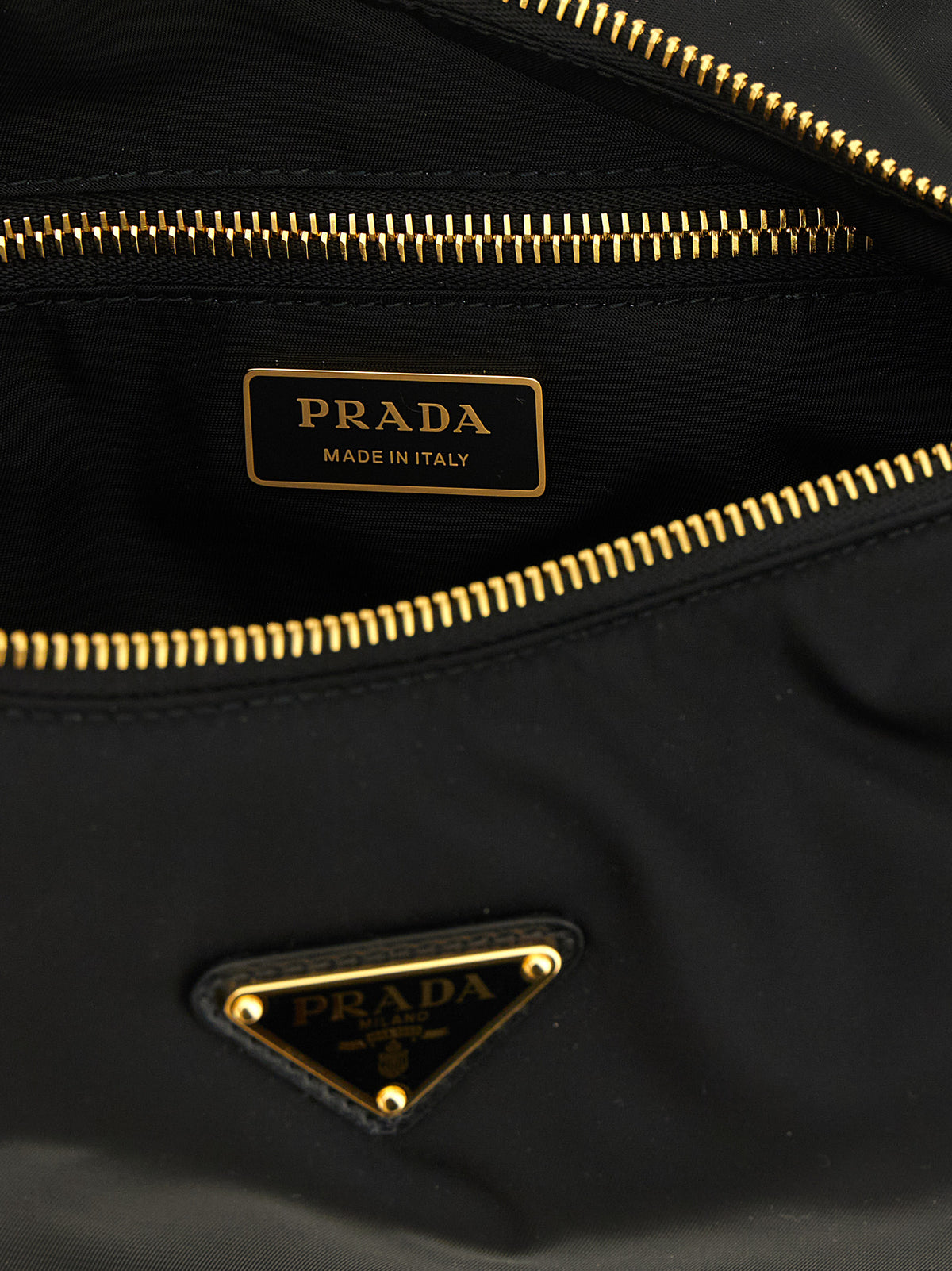 Prada Black 'Prada Explore' Large Shoulder Bag