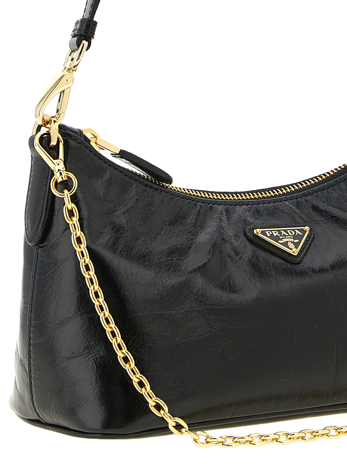 Prada Black Mini 'Prada Re-Edition' Shoulder Bag