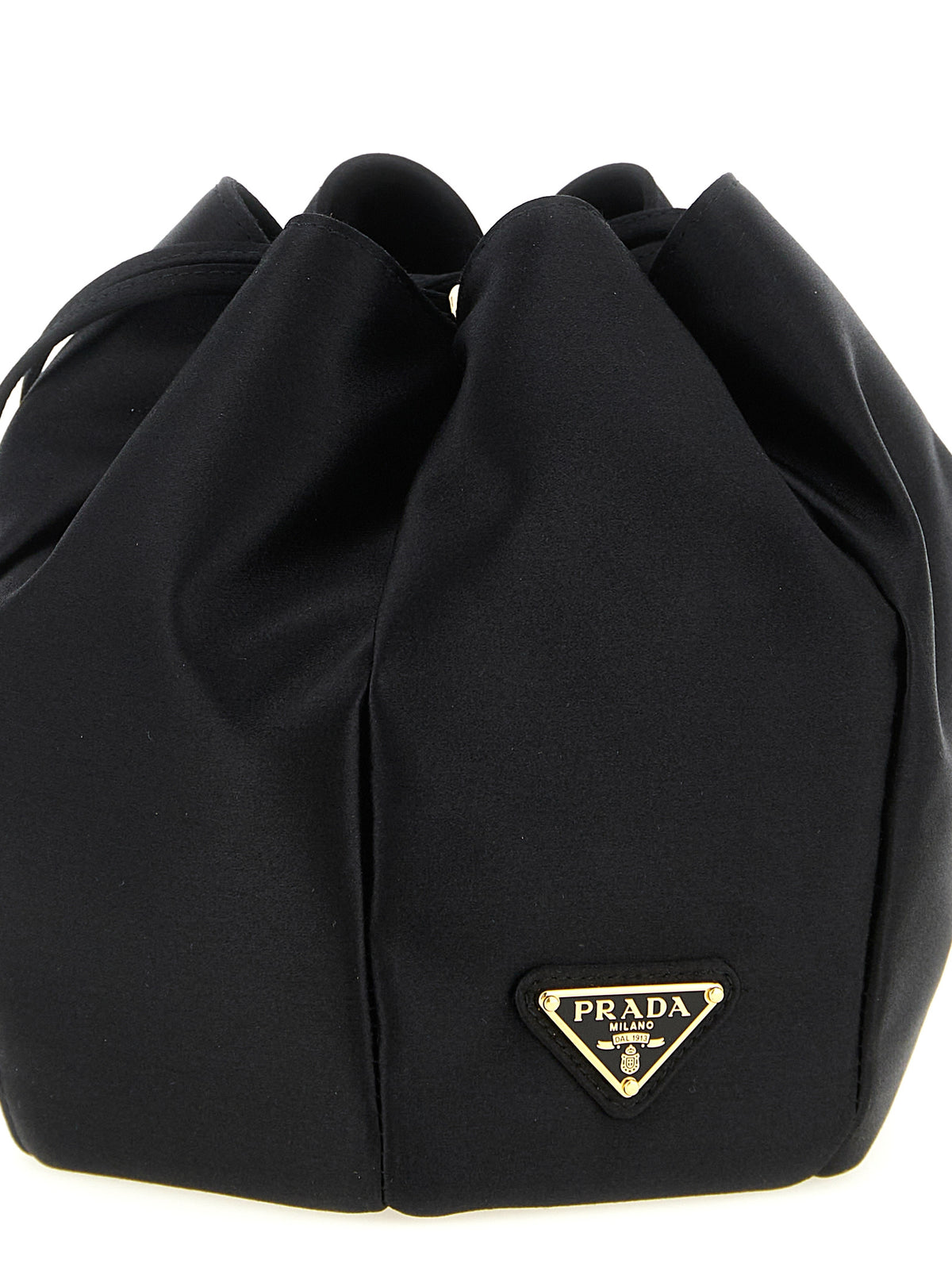 Prada Satin Mini Bucket Bag