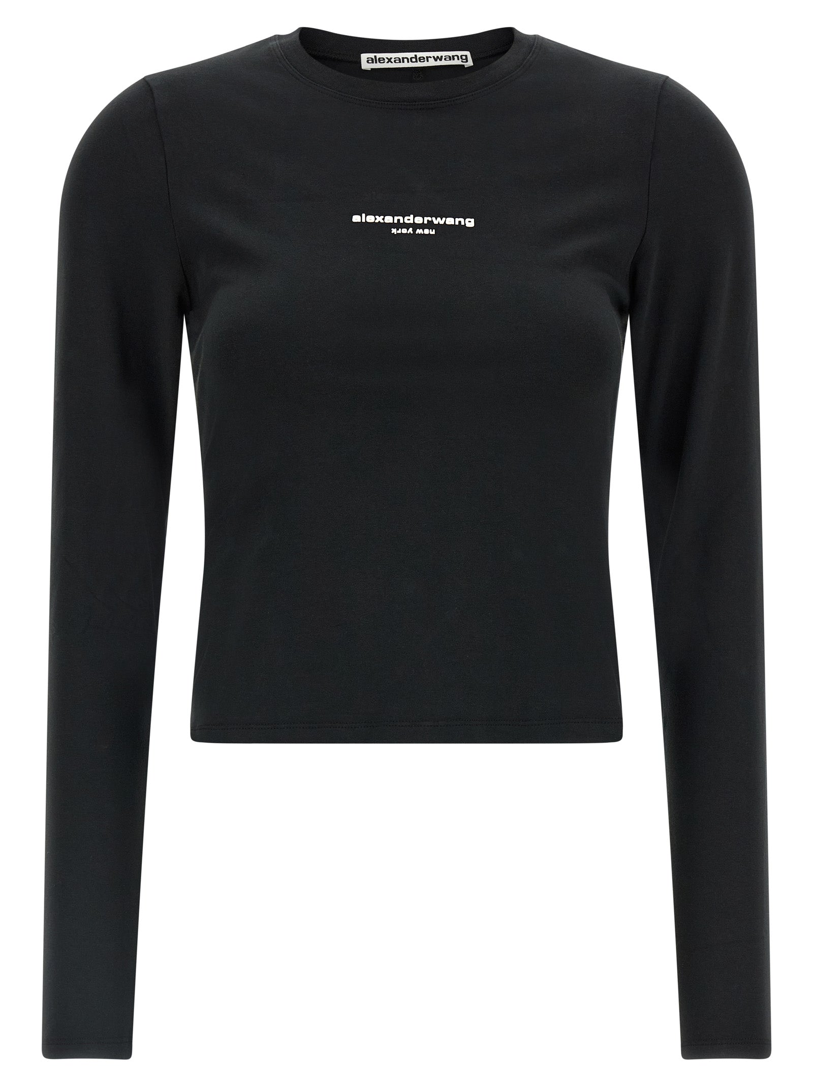 Alexander Wang 'Ls Tee W/Logo Print' T-Shirt