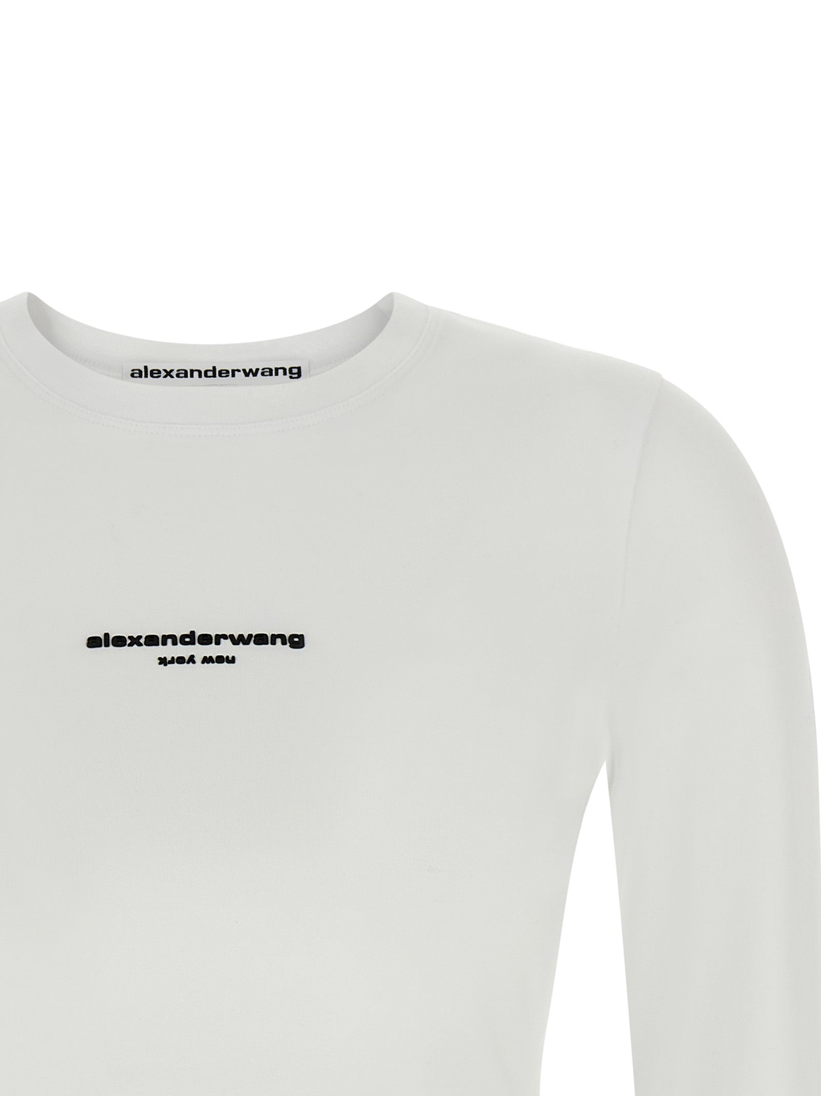 Alexander Wang 'Ls Tee W/Logo Print' T-Shirt
