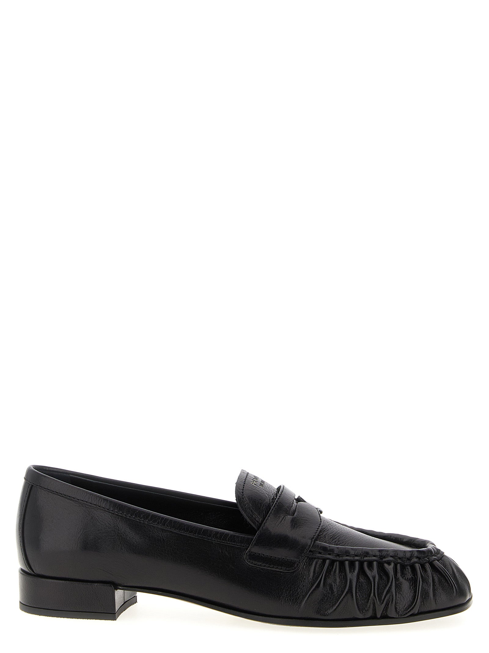 Prada Curled Toe Moccasins
