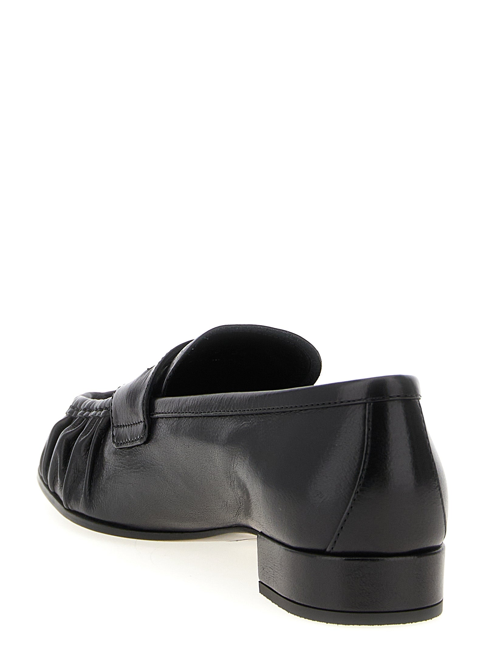 Prada Curled Toe Moccasins