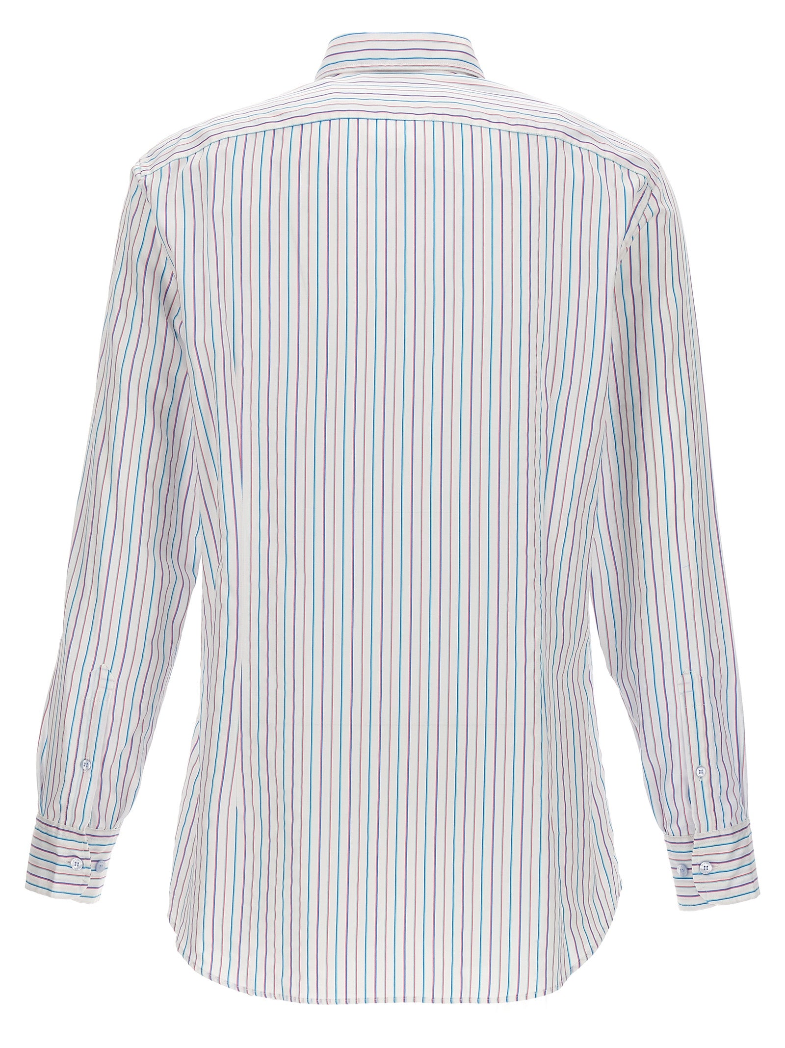 Etro Logo Embroidery Striped Shirt