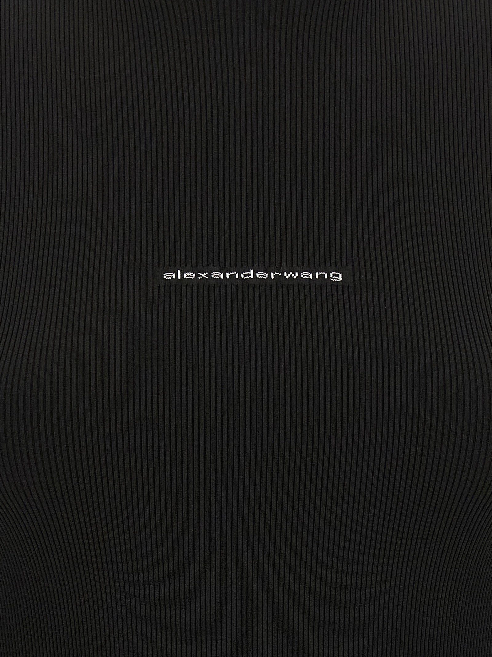 Alexander Wang Ribbed Sweater With Logo
