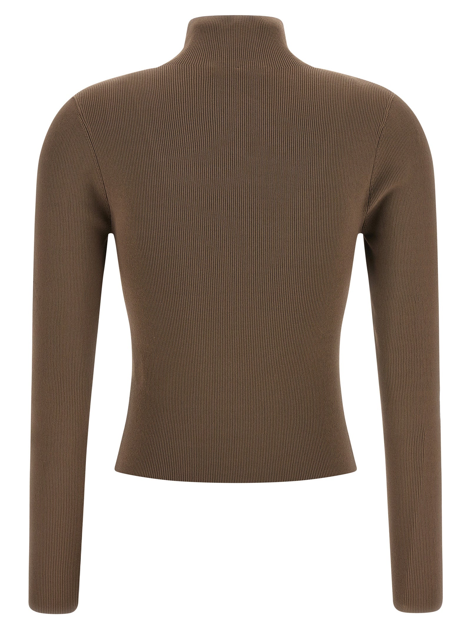 Alexander Wang Logo Ribbed Sweater