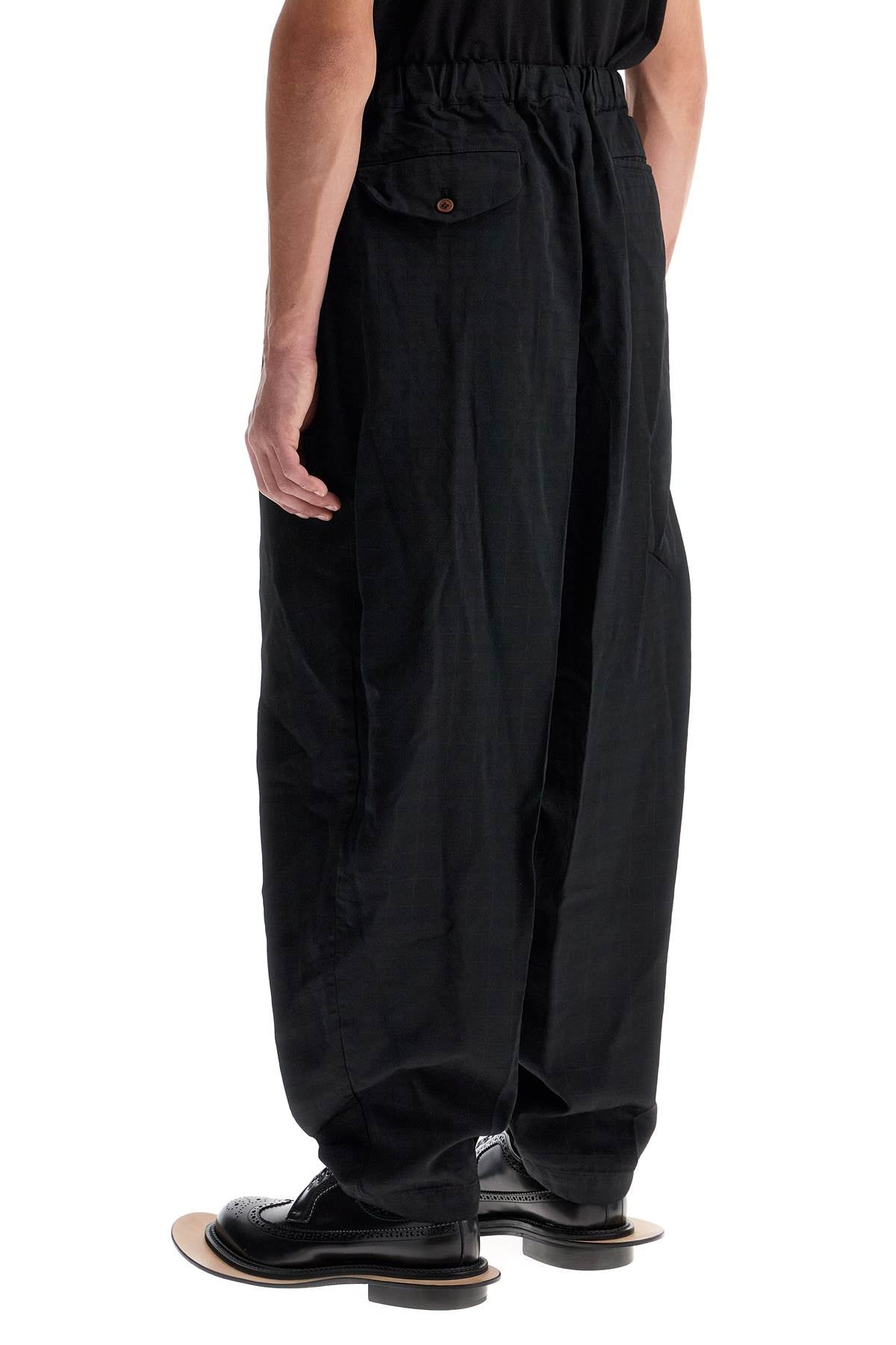 Comme Des Garcons Black Harem Pants With Pleats