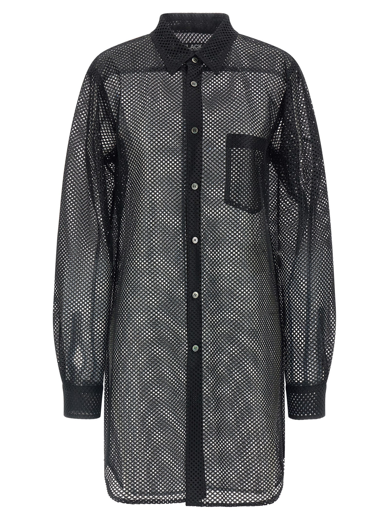 Comme Des Garcons Black Mesh Shirt