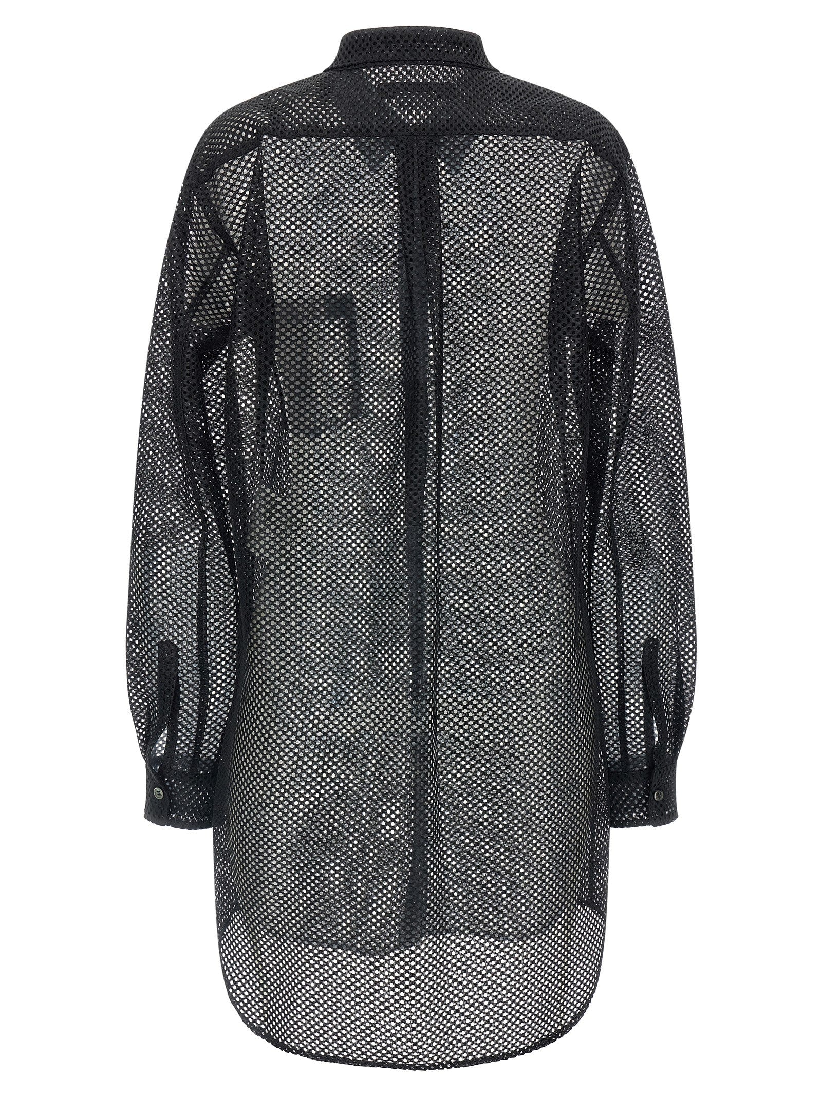 Comme Des Garcons Black Mesh Shirt