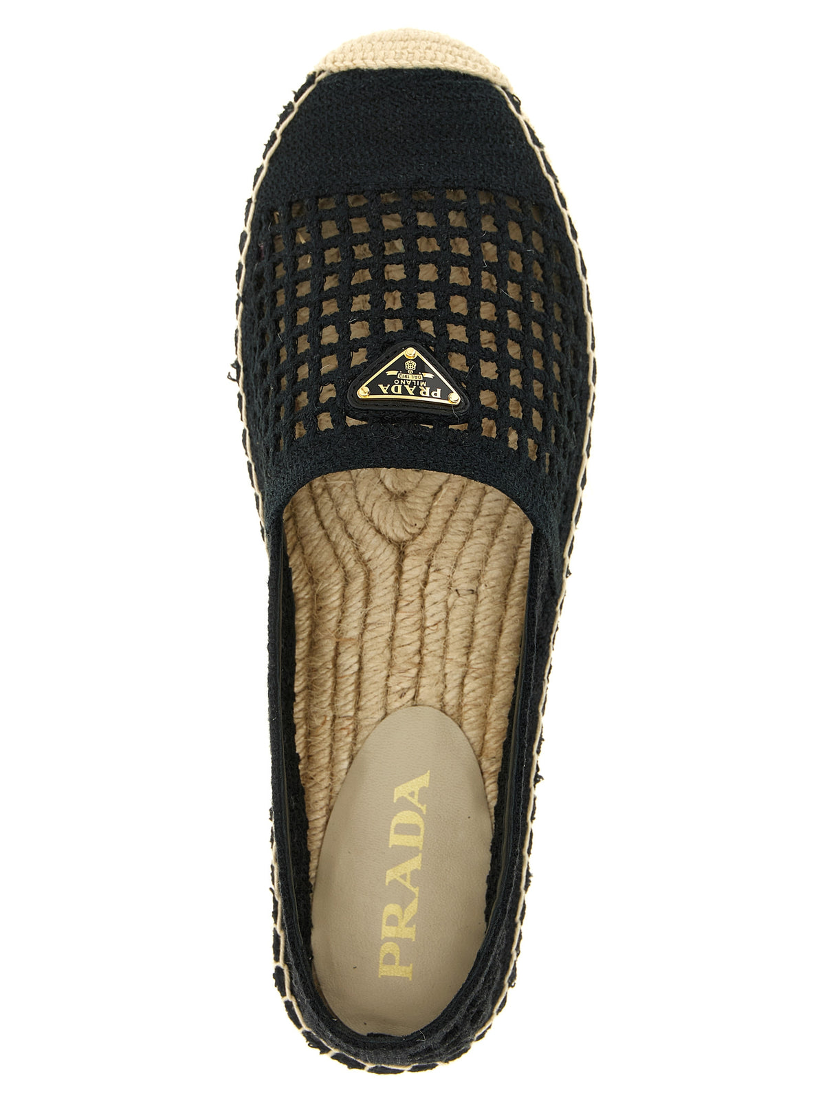 Prada Crochet Knitted Espadrilles