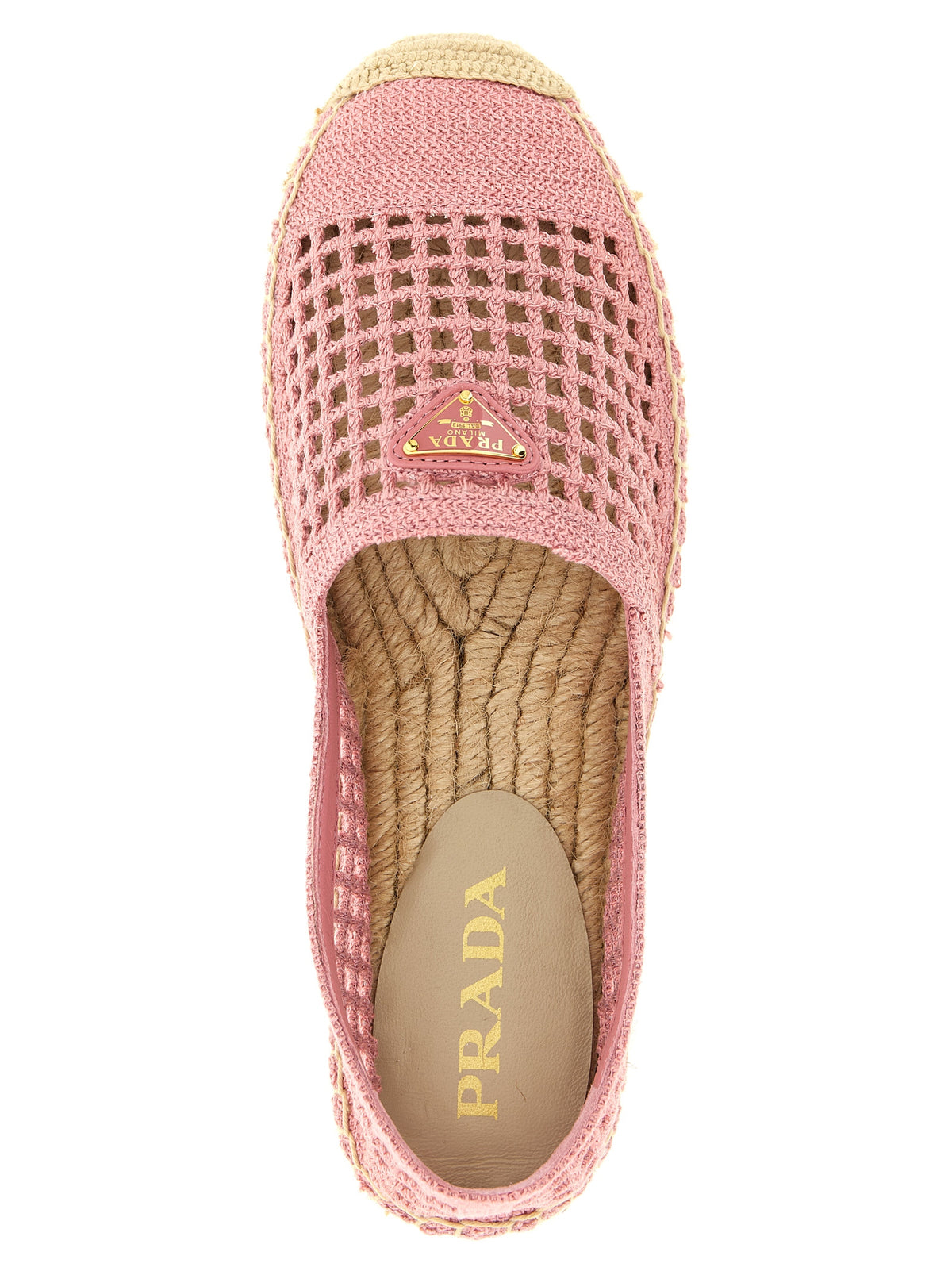 Prada Crochet Knitted Espadrilles