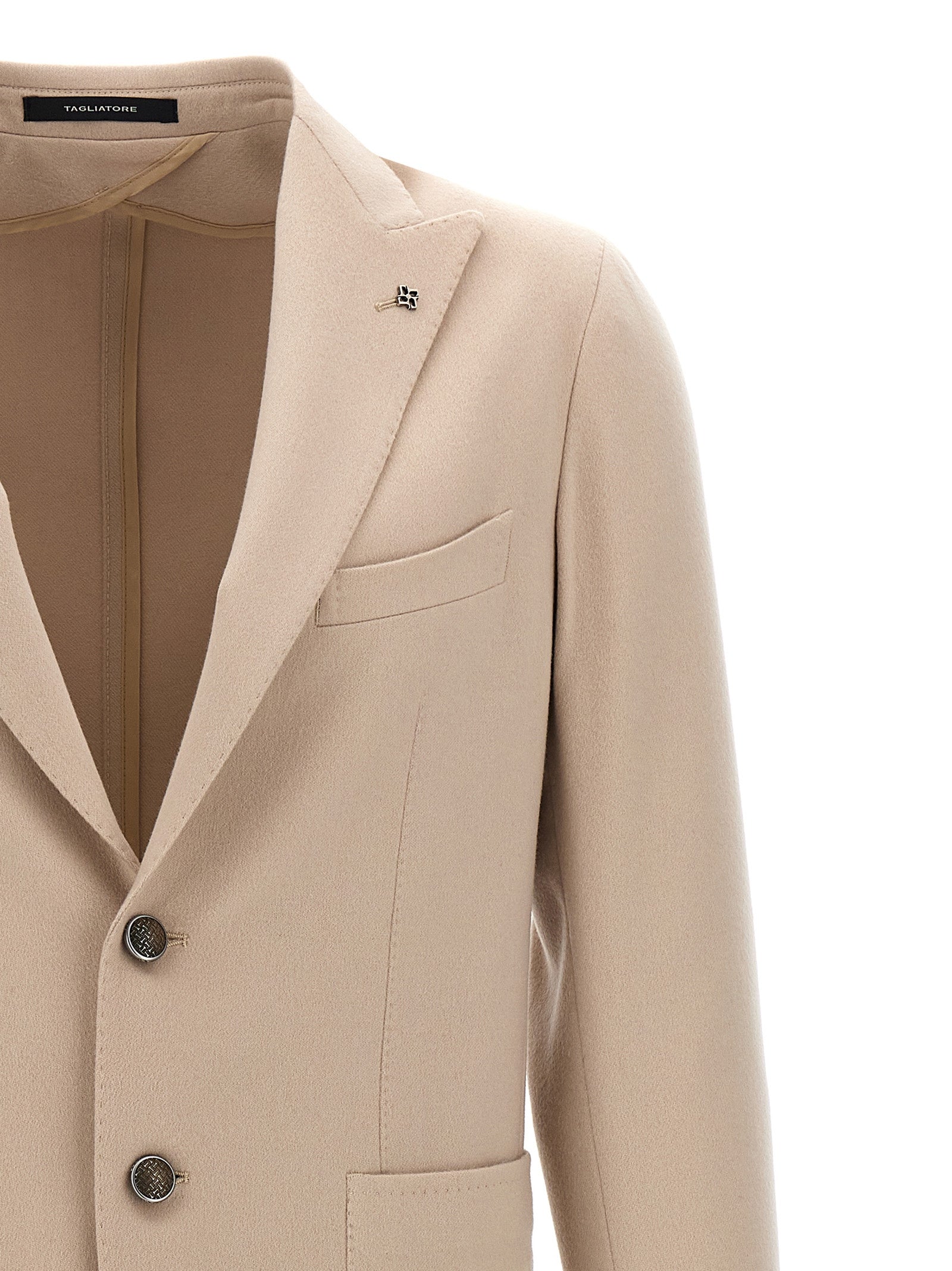 Tagliatore Single-Breasted Cashmere Blazer