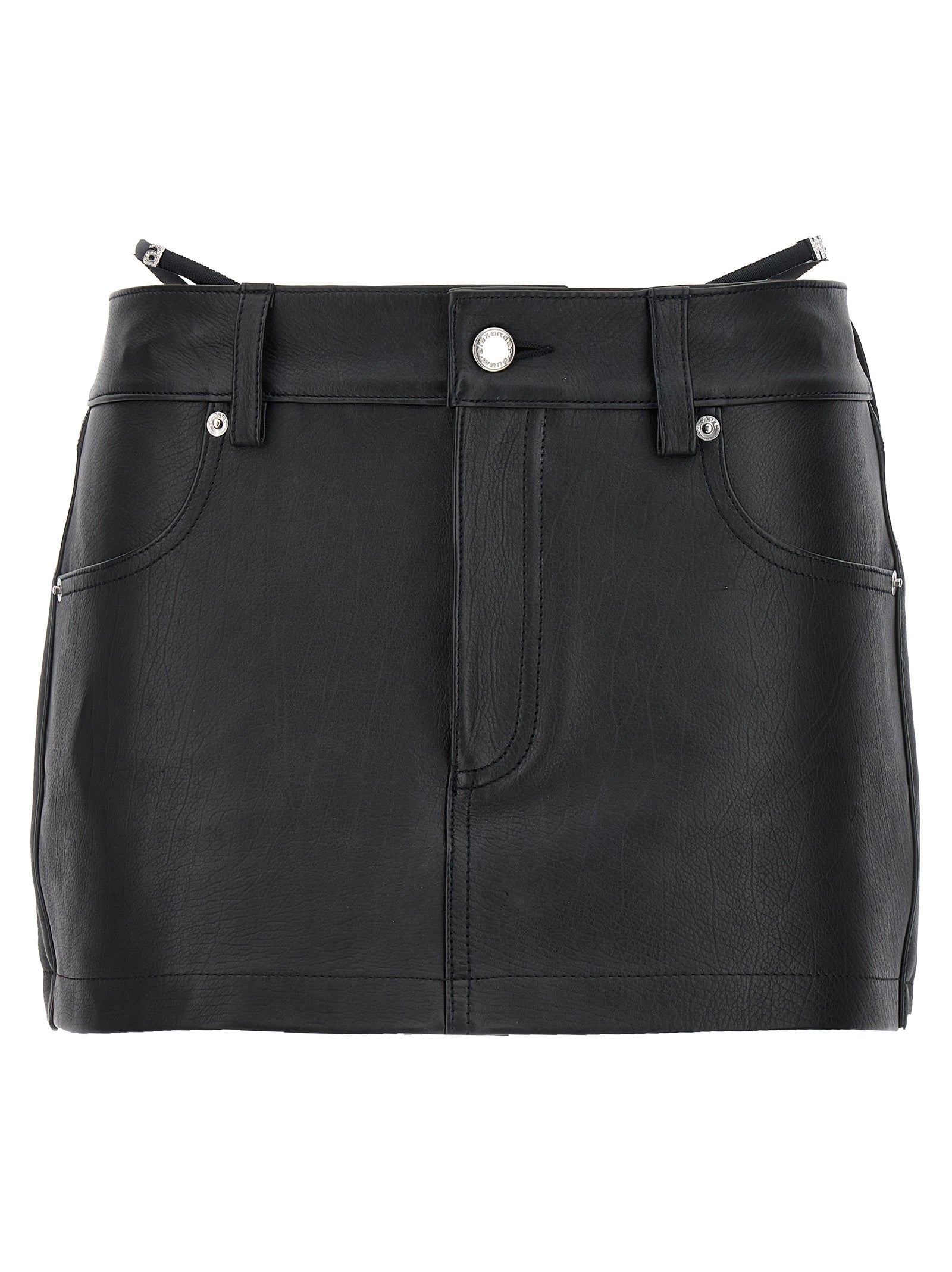 Alexander Wang Thong Leather Skort