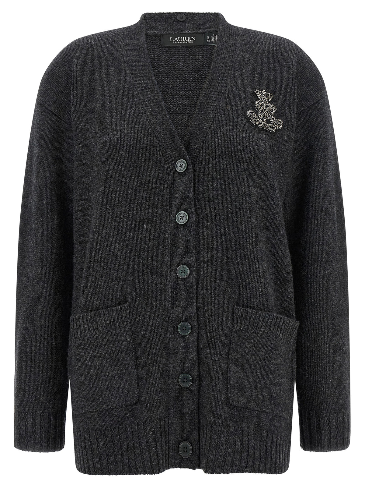 Lauren Ralph Lauren Fur Insert Cardigan