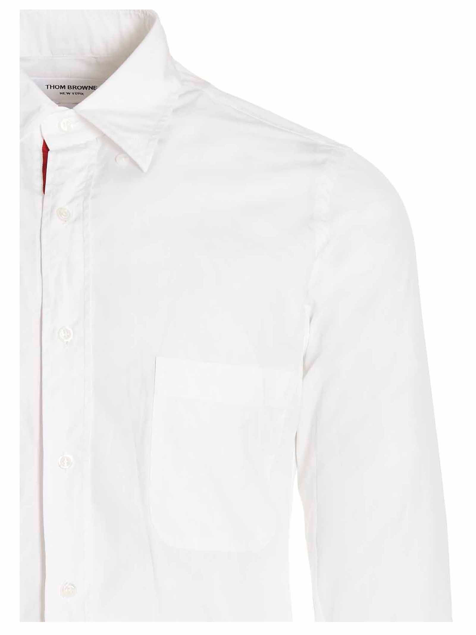 Thom Browne Solid Poplin Shirt