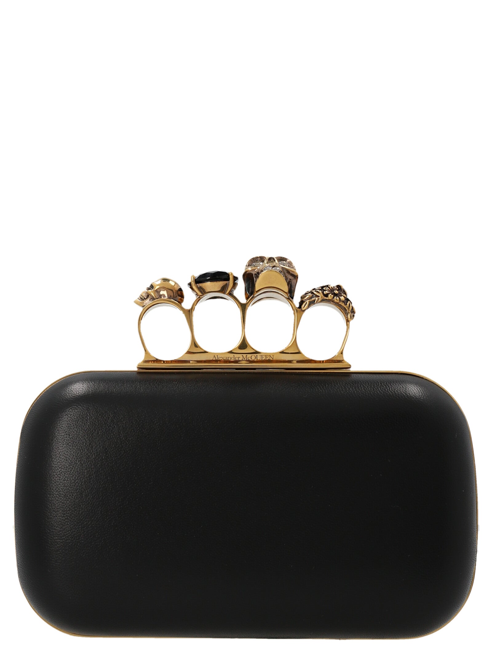 Alexander Mcqueen 'Skull Four Ring’ Clutch