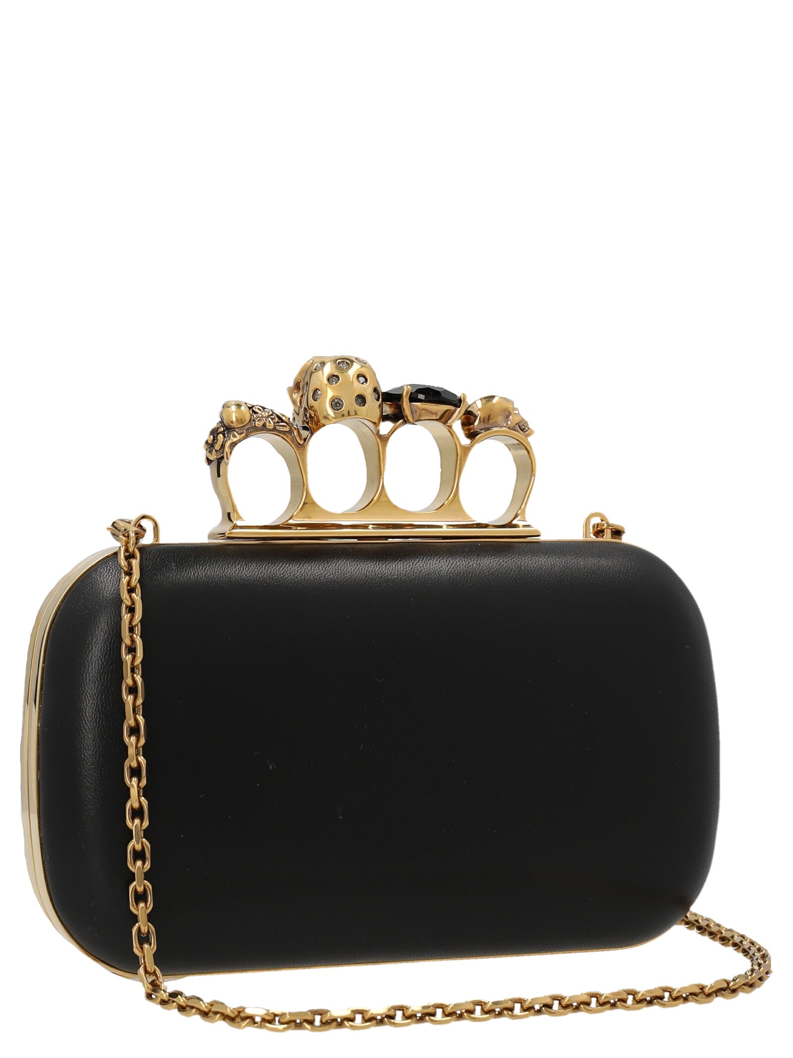 Alexander Mcqueen 'Skull Four Ring’ Clutch