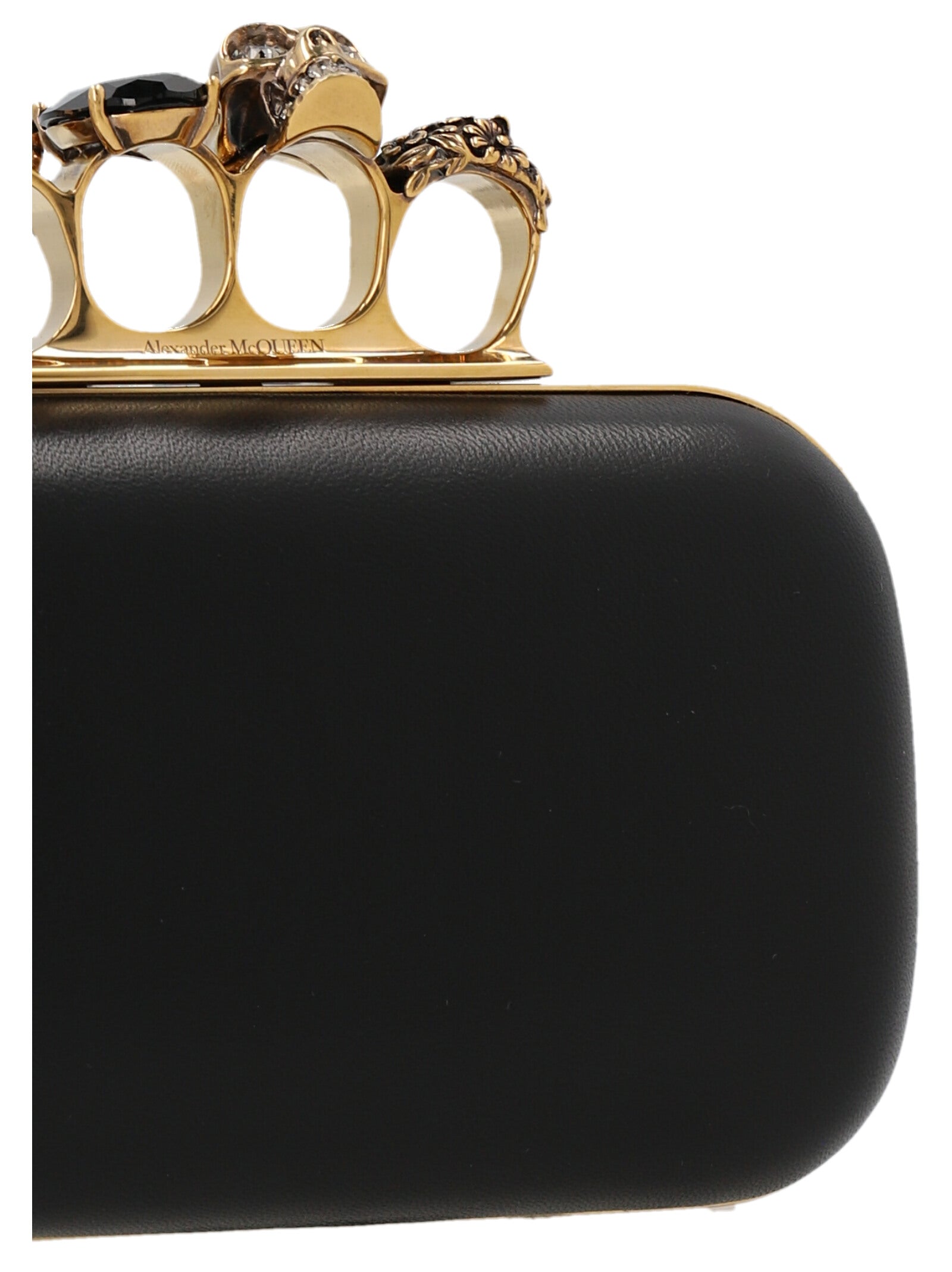 Alexander Mcqueen 'Skull Four Ring’ Clutch