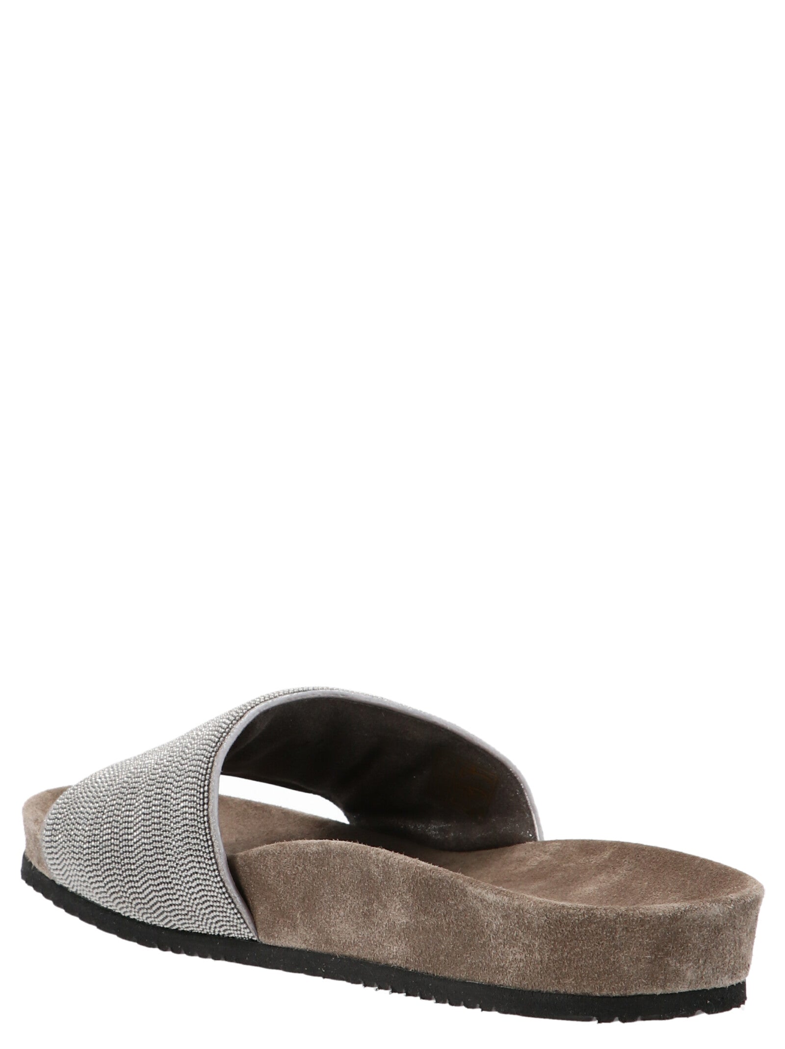 Brunello Cucinelli 'Monile' Suede Slides