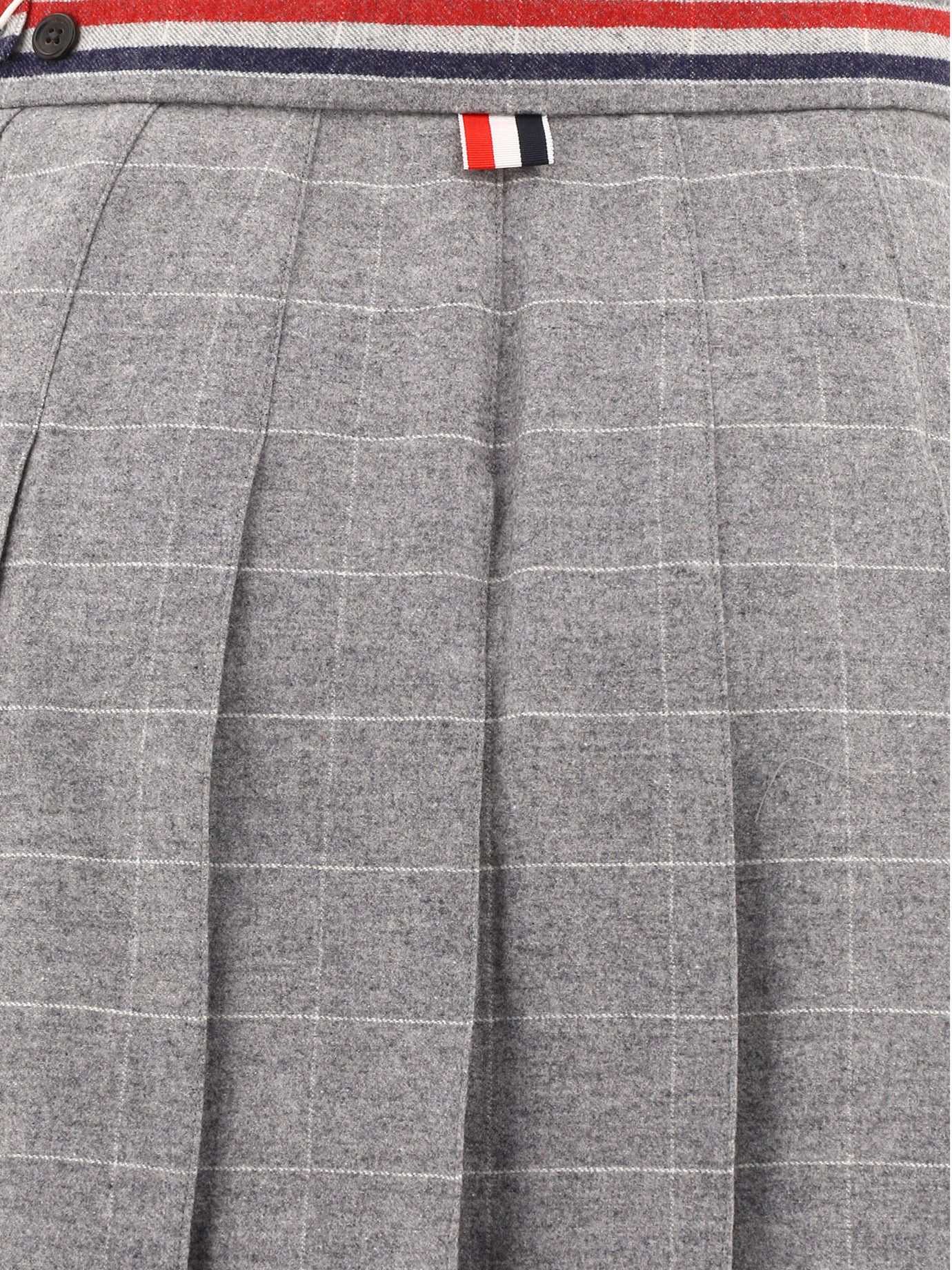 Thom Browne Rwb Pleated Skirt