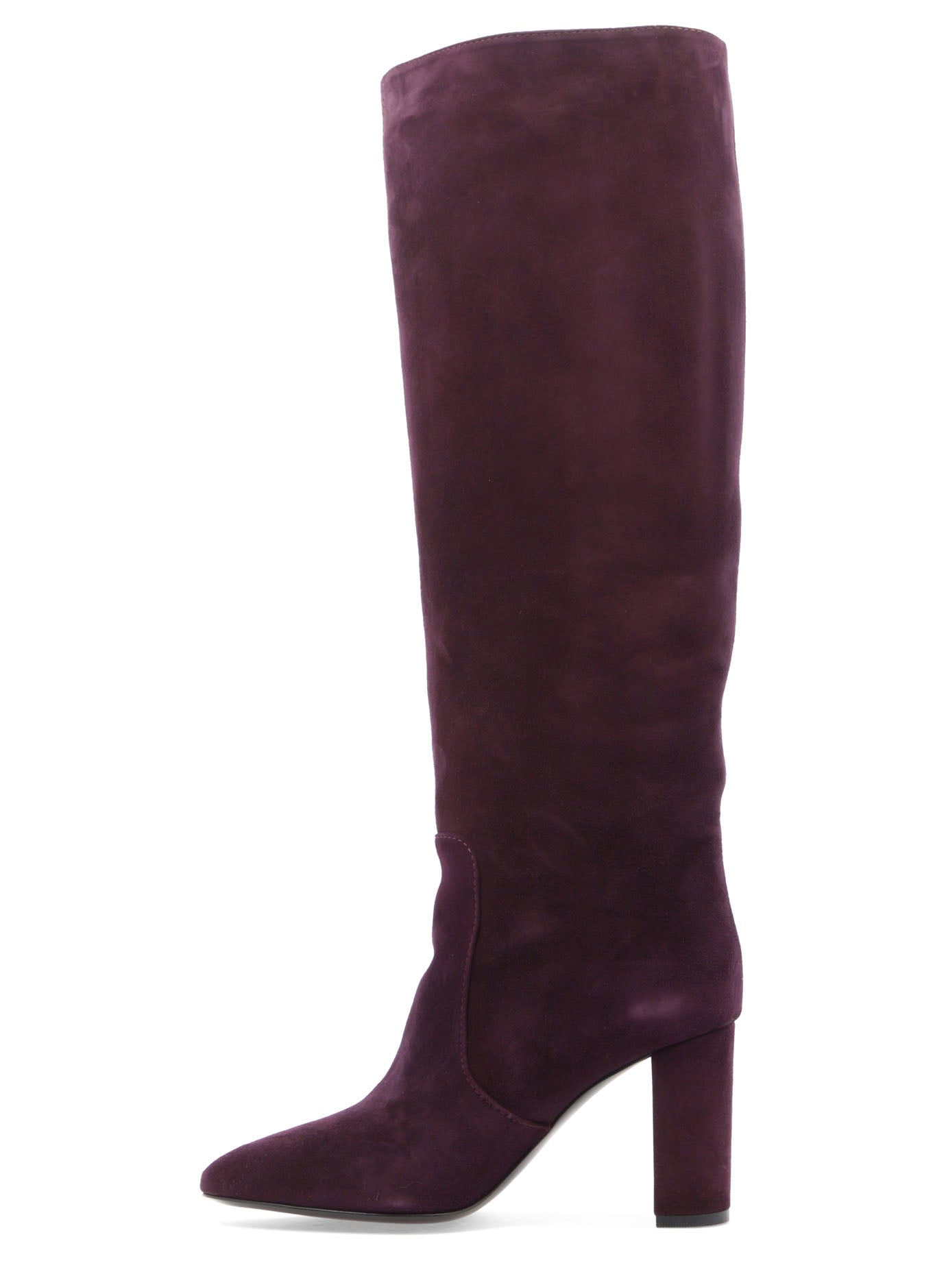 Via Roma 15 Suede Heeled Boots