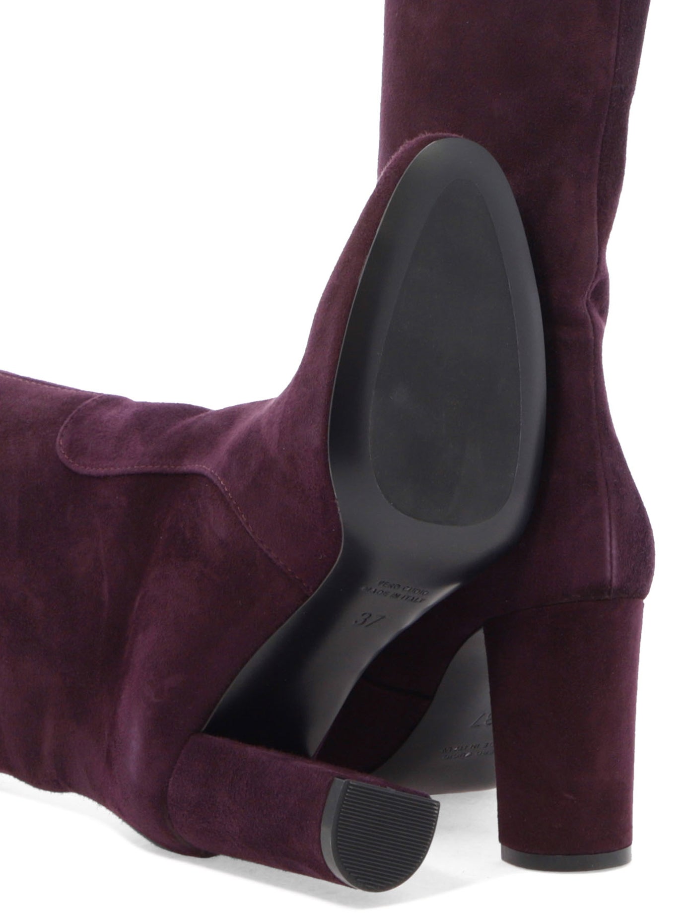 Via Roma 15 Suede Heeled Boots