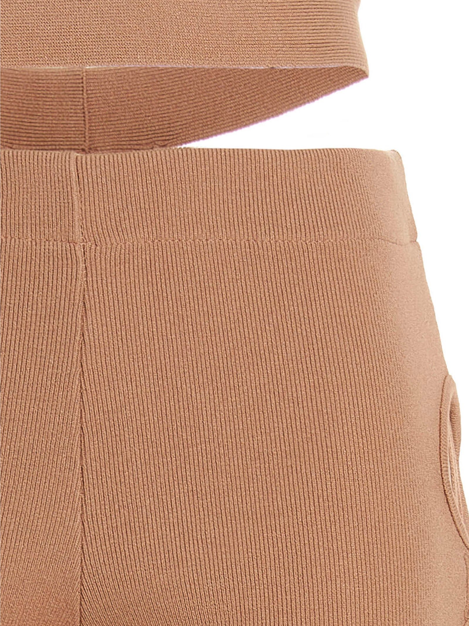 Andreādamo	 Cut Out Pants With Lacing